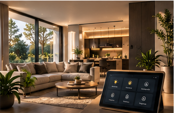 Integración tecnológica residencial coordinada desde un sistema central